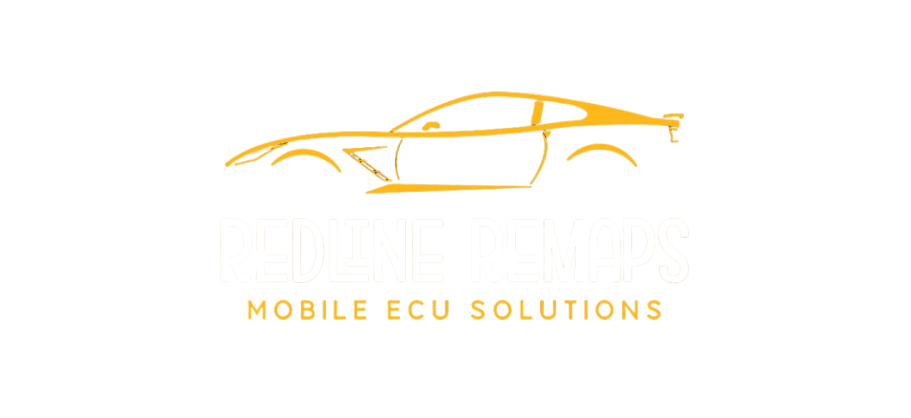  Official logo for Redline Remaps Ltd ECU remapping and professional vehicle tuning services company based in Glasgow, Scotland.